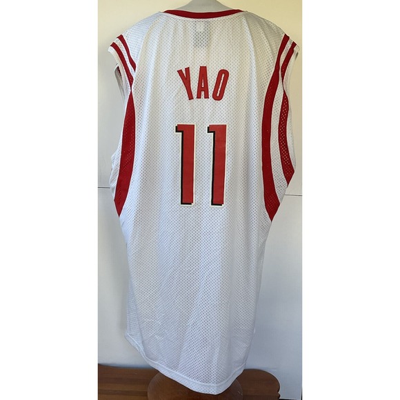 Vintage Reebok Houston Rockets Yao Ming Stitched Jersey Size 4 XL - Picture 1 of 9